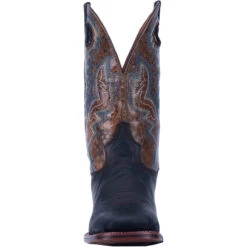'Dan Post' Men's 11" Deuce Western Wide Square Toe - Black / Brown -Outdoor Clothing Store DP4558 5 1024x1024@2x