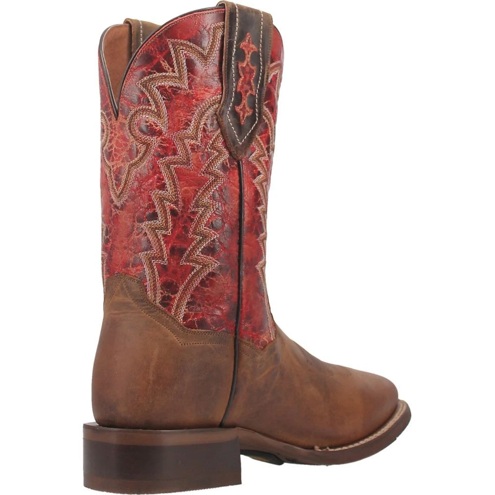 'Dan Post' Men's 11" Killeen Western Square Toe - Tan / Red 10 'Dan Post' Men's 11" Killeen Western Square Toe - Tan / Red - Image 8