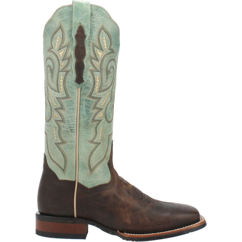 'Dan Post' Women's 13" Malani Square Toe - Chocolate / Mint 3 'Dan Post' Women's 13" Malani Square Toe - Chocolate / Mint