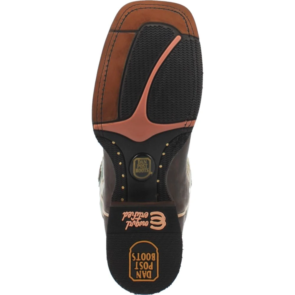 'Dan Post' Women's 13" Malani Square Toe - Chocolate / Mint 5 'Dan Post' Women's 13" Malani Square Toe - Chocolate / Mint - Image 3