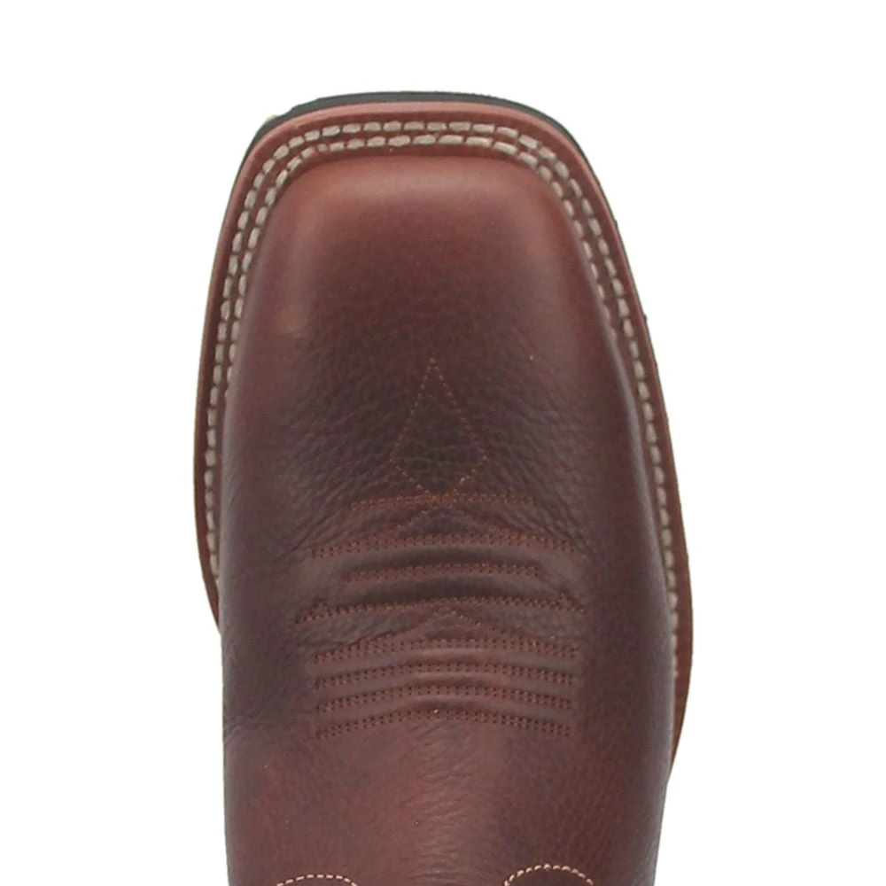 'Dan Post' Men's 11" Arrowhead Western Square Toe - Chocolate 4 'Dan Post' Men's 11" Arrowhead Western Square Toe - Chocolate - Image 2
