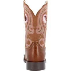 'Durango' Women's 10" Westward™ Western Square Toe - Rosewood -Outdoor Clothing Store DRD0445 back 1024x1024@2x