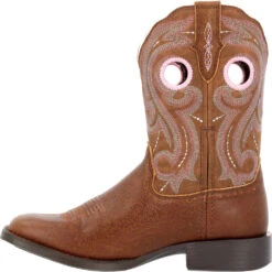 'Durango' Women's 10" Westward™ Western Square Toe - Rosewood -Outdoor Clothing Store DRD0445 instep profile 1024x1024@2x