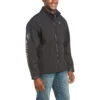 'Ariat' Men's Logo 2.0 Softshell Jacket - Black -Outdoor Clothing Store F18 MNS WEST 10023322 front 1024x1024@2x