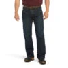 'Ariat' Men's Rebar M5 Slim Straight Leg - Blackstone -Outdoor Clothing Store F18 MNS WORK 10016223 front 1024x1024@2x