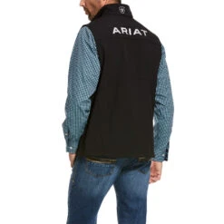 'Ariat' Men's Logo 2.0 Softshell Vest - Black 9 'Ariat' Men's Logo 2.0 Softshell Vest - Black -Outdoor Clothing Store F19 MNS WEST Gaglione 10028321 back 1024x1024@2x