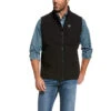 'Ariat' Men's Logo 2.0 Softshell Vest - Black