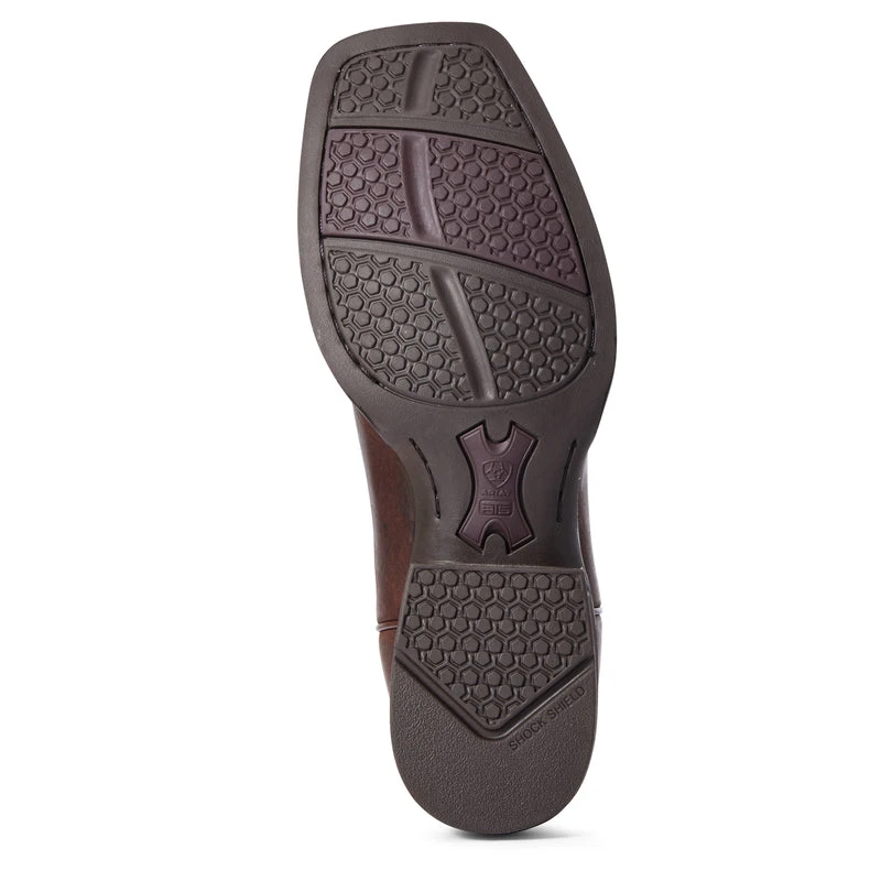 'Ariat' Men's 11" Amos Western Square Toe - Brown / Tan 5 'Ariat' Men's 11" Amos Western Square Toe - Brown / Tan - Image 3