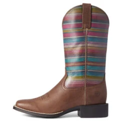 'Ariat' Women's Round Up Square Toe - Brown / Serape