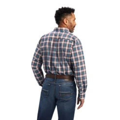 'Ariat' Men's Pro Series Francois Stretch Classic Fit Button Down - White -Outdoor Clothing Store F22 MNS WEST 10041739 back 1024x1024@2x