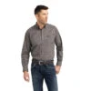 'Ariat' Men's Winston Classic Fit Button Down - Eiffel Tower -Outdoor Clothing Store F22 MNS WEST 10042271 front 1024x1024@2x