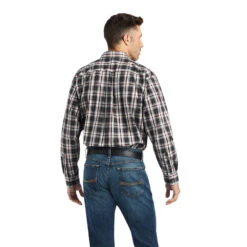 'Ariat' Men's Pro Series™ Wilton Classic Fit Button Down - Black -Outdoor Clothing Store F22 MNS WEST 10042275 back 1024x1024@2x