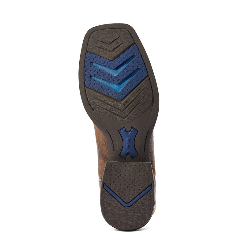 'Ariat' Men's 11" Wilder Western Square Toe - Antique Grey / Brown Bomber 5 'Ariat' Men's 11" Wilder Western Square Toe - Antique Grey / Brown Bomber - Image 3