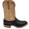 'Fenoglio' Men's 12" Bull Hide Western Round Toe - Black / Tan -Outdoor Clothing Store FB131512571 1024x1024@2x