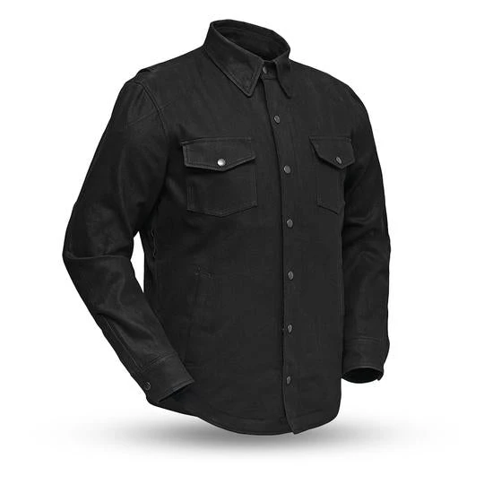 'First Manufacturing' Men's Equalizer Denim Jacket - Black 3 'First Manufacturing' Men's Equalizer Denim Jacket - Black