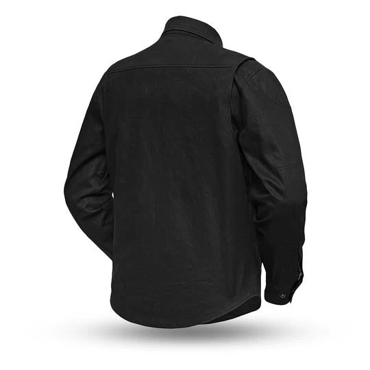 'First Manufacturing' Men's Equalizer Denim Jacket - Black 4 'First Manufacturing' Men's Equalizer Denim Jacket - Black - Image 2