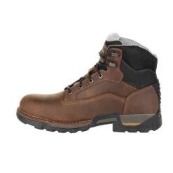 'Georgia Boot' Men's 6" Eagle One EH WP Steel Toe - Brown -Outdoor Clothing Store GB00313 instep profile 1024x1024@2x