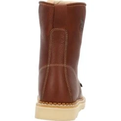 'Georgia Boot' Men's 8" Wedge Moc Toe EH Soft Toe - Brown 13 'Georgia Boot' Men's 8" Wedge Moc Toe EH Soft Toe - Brown -Outdoor Clothing Store GB00480 back 1024x1024@2x
