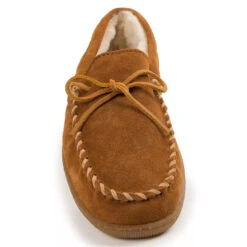 'Minnetonka' Men's Pile Lined Hardsole Moc Slipper - Tan (Wide) -Outdoor Clothing Store GUEST 58db815e 6e76 4aee 9273 2a4a48bfe9ef 1024x1024@2x
