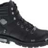 'Harley Davidson' Men's 6.25" Bonfield Zip Boot - Black