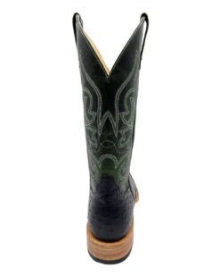 'Anderson Bean' Men's 13" HorsePower Top Hand Full Quill Ostrich - Black / Emerald Explosion 12 'Anderson Bean' Men's 13" HorsePower Top Hand Full Quill Ostrich - Black / Emerald Explosion -Outdoor Clothing Store HP80045 1024x1024@2x