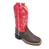'Old West' Children's Western Broad Square Toe - Brown / Red 2 'Old West' Children's Western Broad Square Toe - Brown / Red -Outdoor Clothing Store IMG 9826 1024x1024@2x