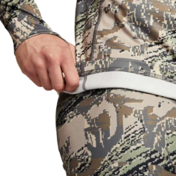 'Sitka' Men's Core Midweight Zip T-Shirt - Big Game : Optifade Open Country -Outdoor Clothing Store Img SITKA BG 2021 10068 OB Mens Core Midweight Zip T LS Optifade Open Country 592p Studio 2001 1024x1024@2x