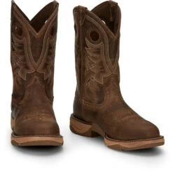 'Tony Lama' Men's 11" River EH Western Round Toe - Brown -Outdoor Clothing Store JST 002 RR3370 1024x1024@2x