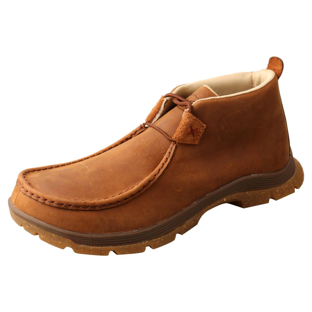 'Twisted X' Men's Chukka Oblique Toe - Oiled Saddle 3 'Twisted X' Men's Chukka Oblique Toe - Oiled Saddle