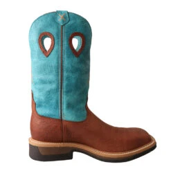 'Twisted X' Men's 12" Lite Cowboy EH Alloy Comp Toe - Brown / Turquoise -Outdoor Clothing Store MLCA004.04 1024x1024@2x