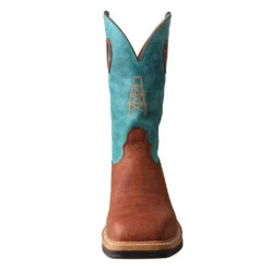'Twisted X' Men's 12" Lite Cowboy EH Alloy Comp Toe - Brown / Turquoise -Outdoor Clothing Store MLCA004.05 1024x1024@2x