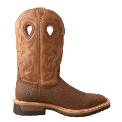 'Twisted X' Men's Lite Western WP Work - Dk. Brown / Tan -Outdoor Clothing Store MLCWW05.04 1024x1024@2x