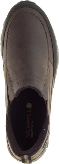 'Merrell' Men's Coldpack Ice+ Moc WP - Brown / Black -Outdoor Clothing Store MRLM J49821 020816 F16 TOP 1024x1024@2x