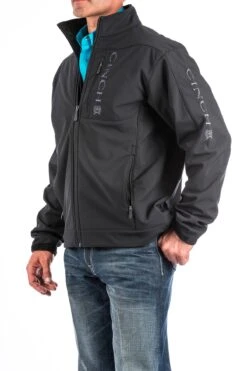 'Cinch' Men's Bonded Jacket - Black