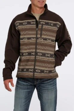 'Cinch' Men's Bonded Jacket - Brown Aztec 8 'Cinch' Men's Bonded Jacket - Brown Aztec -Outdoor Clothing Store MWJ1583002 1 1024x1024@2x