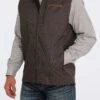 'Cinch' Men's Bonded Vest - Brown -Outdoor Clothing Store MWV1515013 2 1024x1024@2x