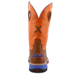 'Twisted X' Men's 12" Western EH Alloy Toe - Tan / Orange -Outdoor Clothing Store MXBA003.04 4800x4800 R 1024x1024@2x