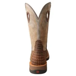 'Twisted X' Men's 12" Tech-X Cellstretch Western Square Toe - Brown / Grey -Outdoor Clothing Store MXW0003 BK 4800x4800 99ed2e89 3394 47ef b057 377339c95fa3 1024x1024@2x