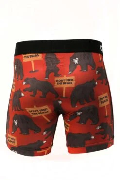 'Cinch' Men's 6" Bears Boxer Brief - Red 5 'Cinch' Men's 6" Bears Boxer Brief - Red -Outdoor Clothing Store MXY6002028 3 1024x1024@2x