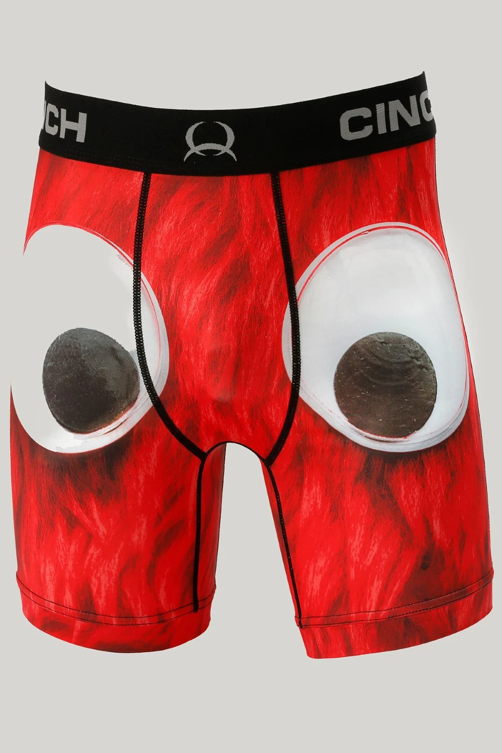 'Cinch' Men's 6" Monster Boxer Brief - Red 3 'Cinch' Men's 6" Monster Boxer Brief - Red