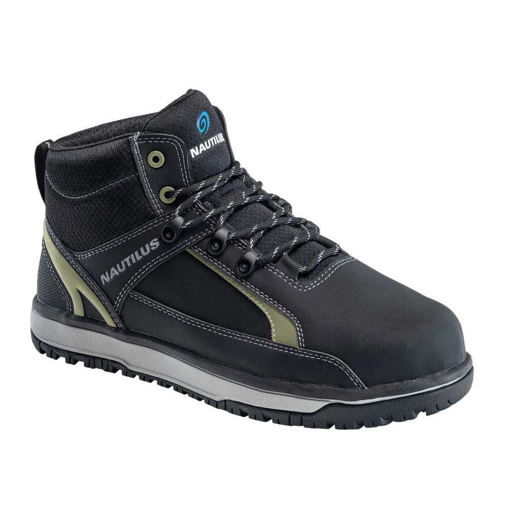 'Nautilus' Men's Urban Int. MetGuard EH SR Alloy Toe - Black / Olive 3 'Nautilus' Men's Urban Int. MetGuard EH SR Alloy Toe - Black / Olive