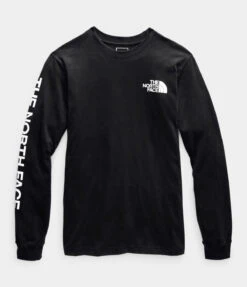 'The North Face' Men's Long Sleeve Hit T-Shirt - TNF Black -Outdoor Clothing Store NF0A471K JK3 altfront 1024x1024@2x
