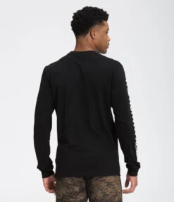 'The North Face' Men's Long Sleeve Hit T-Shirt - TNF Black -Outdoor Clothing Store NF0A471K JK3 back 1024x1024@2x