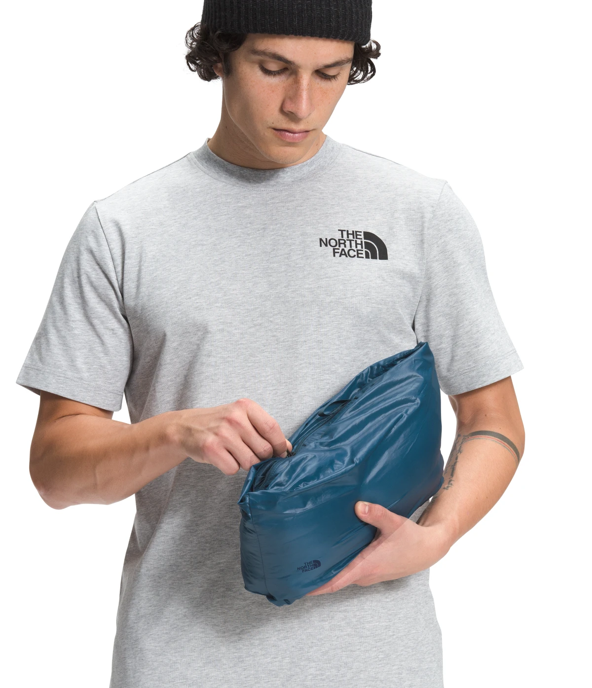 'The North Face' Men's Thermoball Eco Jacket - Monterey Blue 6 'The North Face' Men's Thermoball Eco Jacket - Monterey Blue - Image 4