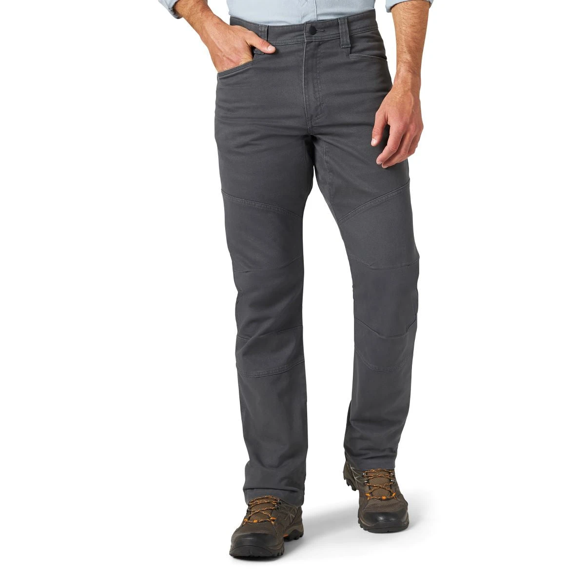 'Wrangler' Men's Reinforced Utility Pant - Grey 3 'Wrangler' Men's Reinforced Utility Pant - Grey