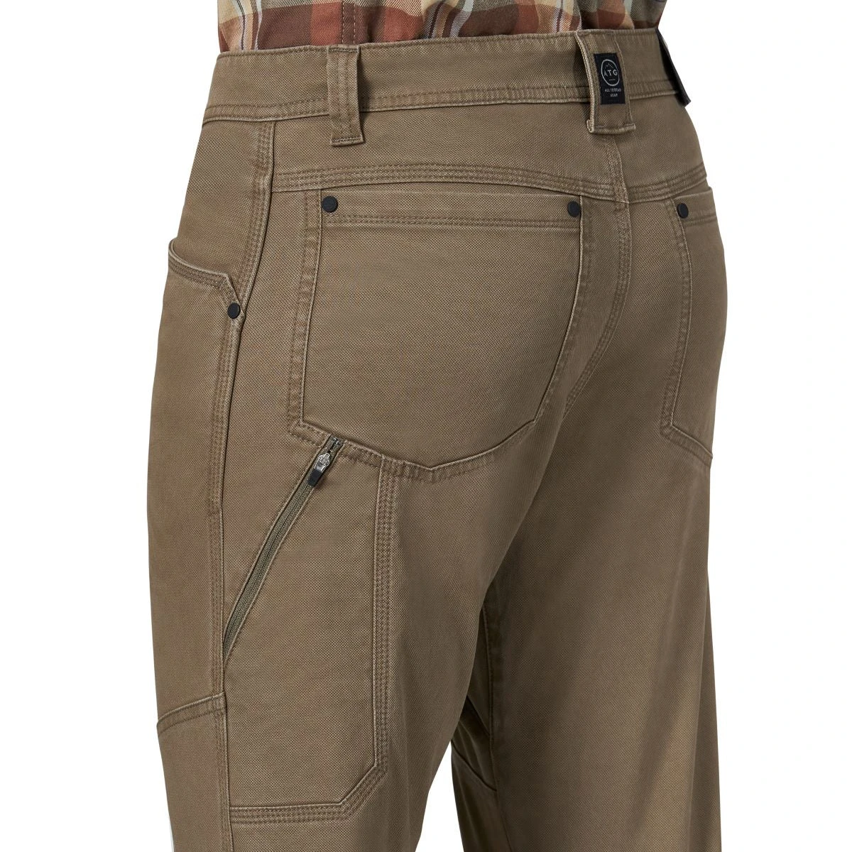 'Wrangler' Men's Reinforced Utility Pant - Morel 10 'Wrangler' Men's Reinforced Utility Pant - Morel - Image 8