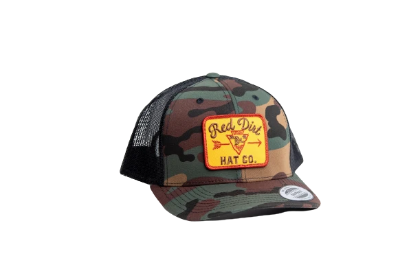 'Red Dirt Hat Company' Men's Mineral Water Cap - Camo / Black 3 'Red Dirt Hat Company' Men's Mineral Water Cap - Camo / Black