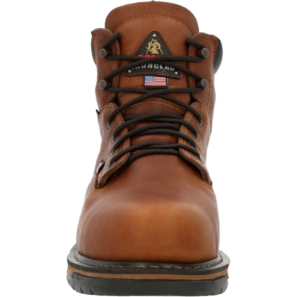 'Rocky' Men's 6" Ironclad MetGuard EH WP Steel Toe - Brown 4 'Rocky' Men's 6" Ironclad MetGuard EH WP Steel Toe - Brown - Image 2
