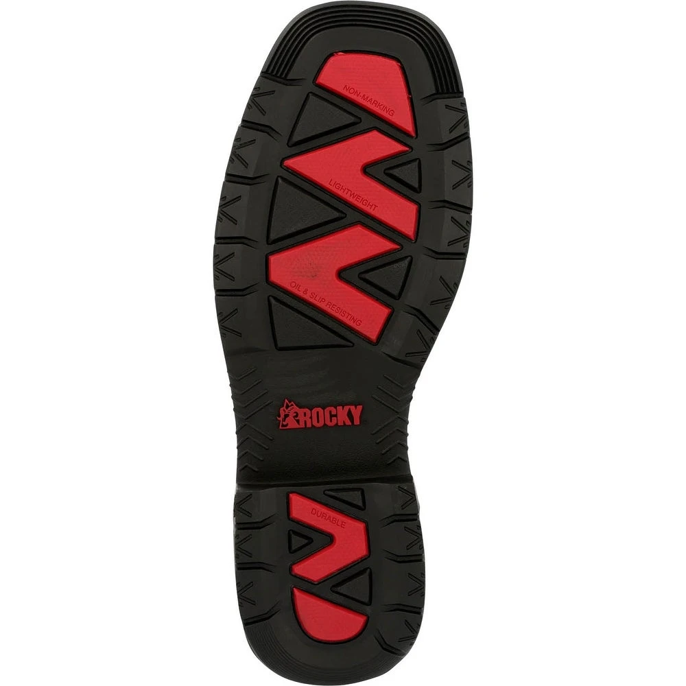 'Rocky' Men's 11" Rugged Trail EH WP Western Square Toe - Brown 5 'Rocky' Men's 11" Rugged Trail EH WP Western Square Toe - Brown - Image 3