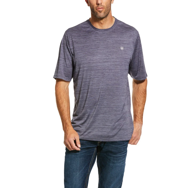 'Ariat' Men's Charger Basic T-Shirt - Graystone 3 'Ariat' Men's Charger Basic T-Shirt - Graystone